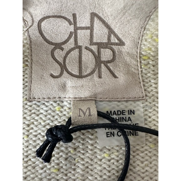 New Chaser Cardigan‎ Sweater Women's Medium Aztec Cowgirl Pockets Open Front - Picture 4 of 10